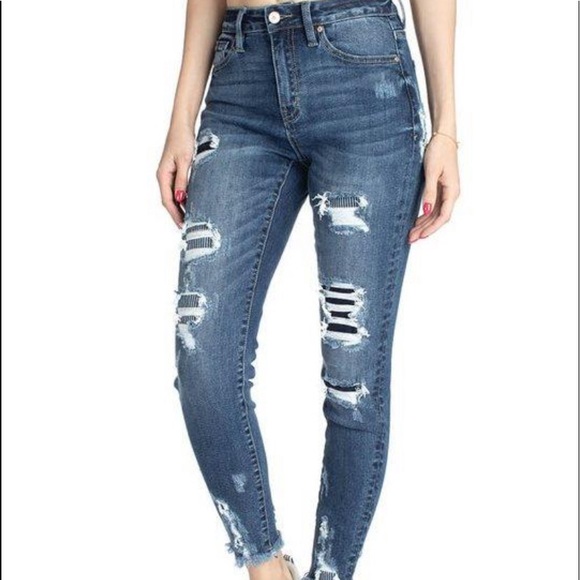 KanCan Jeans - Keisha Distressed Patch - Picture 5 of 8